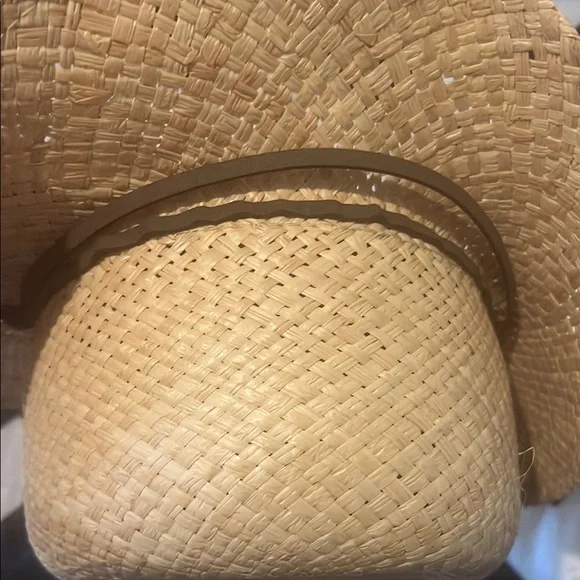 Peter Grimm Natural Straw Hat with Brown Band - Picture 6 of 8